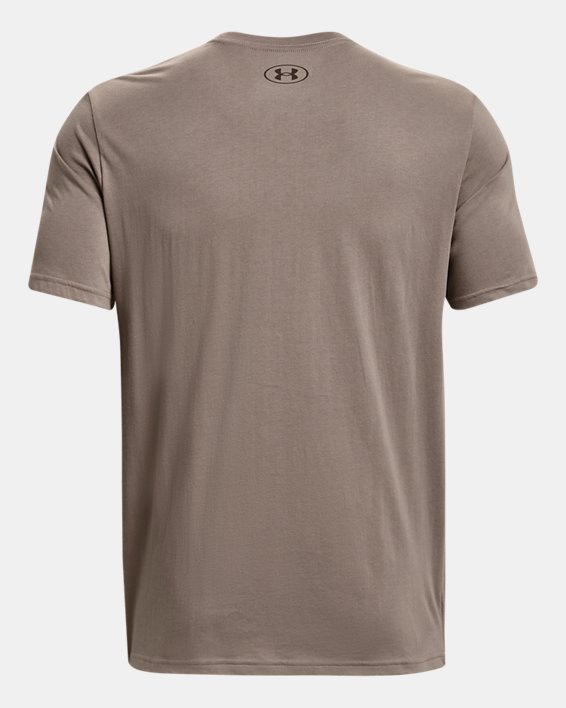 Men's UA Stacked Logo Fill T-Shirt, Gray, pdpMainDesktop image number 5
